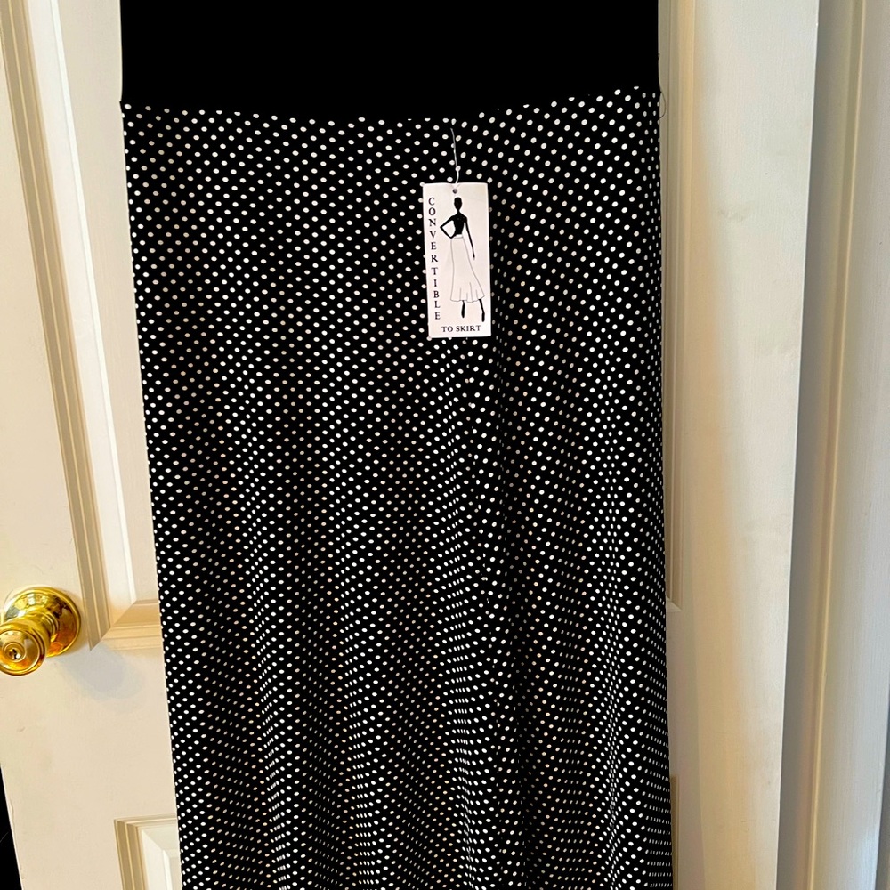 MSK Black and White Polka Women’s Dress/Skirt